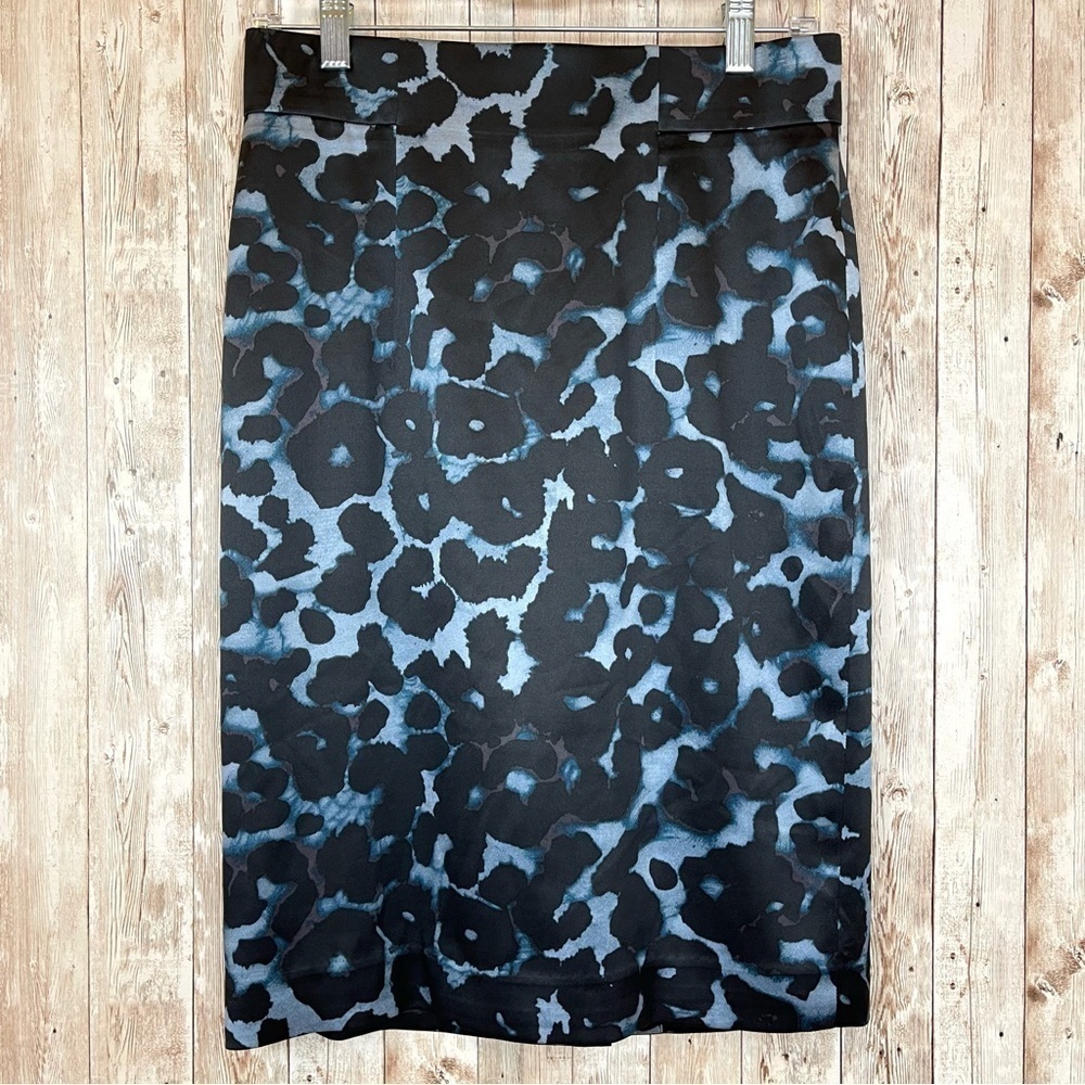 Ann Taylor Silk Blend‎ Printed Pencil Skirt Size 4 Women